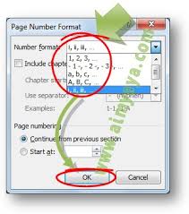 Cara Memberi Nomor Halaman Romawi Pada Microsoft Word Cara Aimyaya Cara Semua Cara