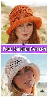 Top Vintage Crochet Women Summer Sun Hat Crochet Free Patterns Crochet Hats Free Pattern Ladies Crochet Hats Free Pattern Crochet Hats