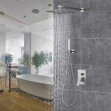 Shower System With Rainfall Shower Head And Handheld Show Https Www Amazon Com Dp B0785hny1t Ref Cm Sw R Rainfall Shower Head Rainfall Shower Shower Heads