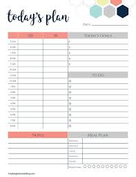 this free printable daily planner changes everything finally a way to slay your goals and free weekly planner templates free daily planner weekly planner free