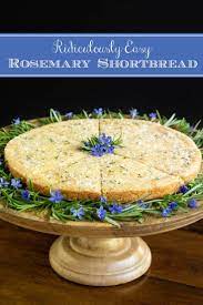Ridiculously Easy Rosemary Shortbread Recipe Homemade Strawberry Sauce Dessert Recipes Easy Recipes