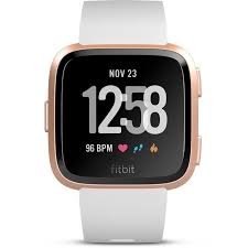 Fitbit Versa Smart Fitness Watch White Rose Gold Jb Hi Fi Fitness Smart Watch Fitness Watch Fitbit