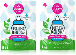 Buy Dapple Baby Bottle And Dish Liquid Refill Dish Soap Plant Based Hypoallergenic Fragrance Free Pack Of 2 68 0 Fl Oz Online In Turkey B07fkrbv8v