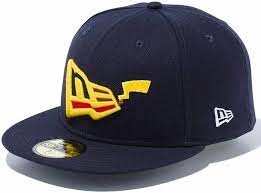 New Era 59fifty Flag Logo Pikachu Pokemon Corroboration Authentic Cap Japan Ebay New Era 59fifty Flag Logo New Era
