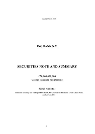 Ing global company new secure banking site from ing. Ing Bank Nv Securities Note And Summary Afm