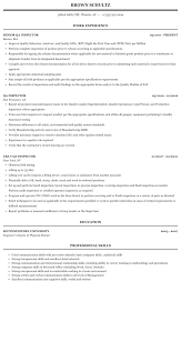 And alberta regulations, with the support of the field project quality. Qa Inspector Resume Sample Mintresume