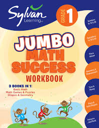 Free math worksheets , math games , online quizzes , video lessons and ebooks downloads for learning and teaching kindergarten, preschool,1st to 6th grade. Amazon Com 1st Grade Jumbo Math Success Workbook 3 Books In 1 Basic Math Math Games And Puzzles Shapes And Geometry Activities Exercises And Tips To Help And Get Ahead Sylvan Math Jumbo