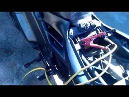 You can jump start a motorcycle with another motorcycle, a car, portable jump starter or push start the motorcycle. How To Jumpstart A Motorcycle With A Car Youtube