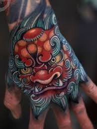 Some like to get their special moments inked, some get their memories. Bildresultat For Perro Fu Tattoo New School Japanese Tattoo Hand Tattoos For Guys Japanese Hand Tattoos