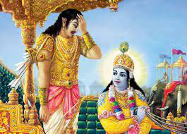 Ajaran Veda - ARJUNA BERGURU Siapa Arjuna? Harus dimengerti bahwa Arjuna adalah rekan kekal Sri Krishna. Ketika Tuhan Krishna turun ke dunia material, Arjuna juga menjelma bersama-Nya untuk membantu kegiatan-Nya dalam menegakkan