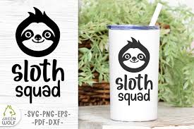 Download Free Svgs Download Funny Svg Sloth Face Svg Cute Animals Svg Funny Sloth Squad Free Design Resources