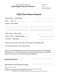 In most cases where child support payments are ordered, the non. Form Cssd 04 1013 Cssd Check Reissue Request Form Cssd 04 0008 Authorization Form For Visa Debit Card Or Direct Deposit To Bank Account Etc Printable Pdf Download
