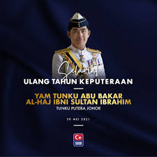 Dirgahayu tuanku kompilasi sempena ulang tahun hari keputeraan rasmi dymmm sultan johor. Ulang Tahun Keputeraan Yam Tunku Abu Bakar Al Haj Ibni Sultan Ibrahim Makmur Johor