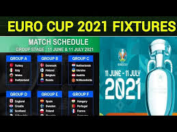 Euro 2020 fixtures & schedule for 2021 tournament. Euro Cup 2021 Fixtures Official Schedule Date And Timetable Of Euro 2021 Youtube