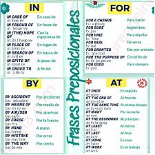 Pin De Pilar Pascual En English Frases Preposicionales Gramatica Del Ingles Aprender Ingles Verbos