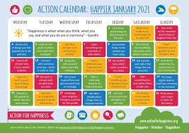 All the versions are editable. Monthly Action Calendars