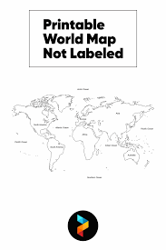 This printable map of the world is labeled with the names of all. 10 Best Printable World Map Not Labeled Printablee Com