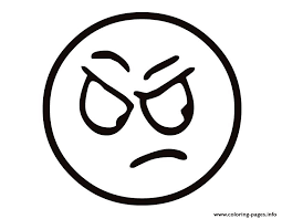 Free coloring sheets to print and download. Emotion Funny Face3 Coloring Pages Printable