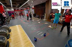 Les mills classics, spin, yoga and hot yoga, freestyle designed by our. Neoflex 600 Series With Graphics Fitness Flooring Fitness First The Curve Malaysia Floor Workouts Gym Interior Gym Flooring Rubber