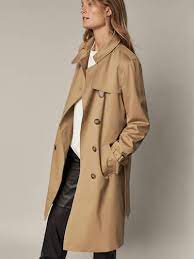 Spring summer 2019 women´s classic cotton trench coat at massimo dutti for 149. Cotton Trench Coat With Belt Women Massimo Dutti