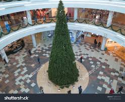 Minsk Belarus November 24 2018 Christmas Tree In The Middle Of The Shopping Center Spruce For New Year In 2020 Christmas Tree Holiday Decor Christmas Tree Skirt