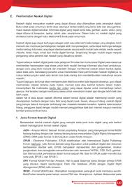 Epub adalah format file standar terbuka untuk buku digital yang dikembangkan oleh international digital publishing forum (idpf).salah satu manfaat utama format epub untuk pembaca adalah, format ini memungkinkan teks buku otomatis menyesuaikan atau mengalir ulang ke berbagai ukuran layar, misalnya untuk ponsel cerdas, netbook, dan perangkat ereader. Kd 3 7 1 Ebook H 142 H 150
