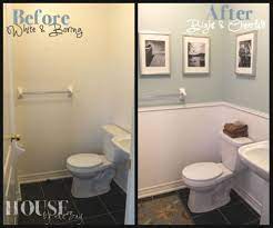 Small Bathroom No Window Design Also Decorating Without Windows Within Sizing 1024 X 852 Small Bathroom Makeover Half Bath Makeover Bath Makeover