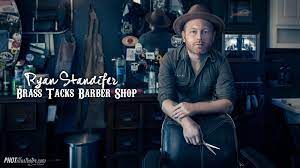 Ryan Standifer Rocks Some Serious Scissors At Brass Tacks Barber Shop In Dallas Tx Barber Shop Editorial Portrait Dallas Photographers