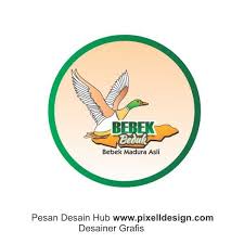 Logo Makanan Bebek Goreng Grafis Desain Logo Makanan Desain Logo
