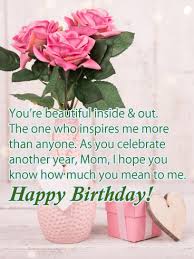 Inside Birthday Card Messages For Mom Lovely Charming Happy Birthday Card For Mother Birthday Greeting Cards By Davia Happy Birthday Mom Quotes Happy Birthday Quotes Funny Birthday Cards For Mother