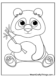 Panda bear coloring page from schoolfamily.com. Giant Panda Coloring Pages Updated 2021