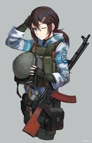 Santa with a machine gun