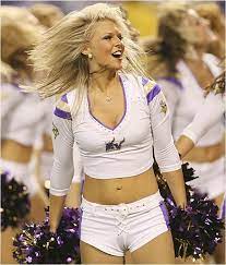 But as the camera zooms in on her the distinctive camel toe is easily noticeable. Nfl Cheerleaders Photo Minnesota Vikings Cheerleaders Vikings Cheerleaders Hot Cheerleaders Hottest Nfl Cheerleaders
