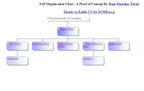 sap hr organizational chart a proof of concept using bsp