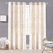 Get it as soon as wed, jun 30. Driftaway Harper Thermal Room Darkening Grommet Unlined Window Curtains Floral Pattern Living Room Bedroom Energy Efficient Complete Darkness Set Of Two Panels Beige 50 X84 Walmart Com Walmart Com