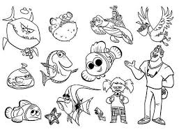 Reduce or enlarge as needed from your picture file and print copies for your own personal use. Printable Finding Nemo Coloring Pages Coloringme Com
