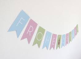 Oster Deko Girlande Frohe Ostern Made By Wkonzept Via Dawanda Com Girlanden Basteln Osternest Basteln Frohe Ostern