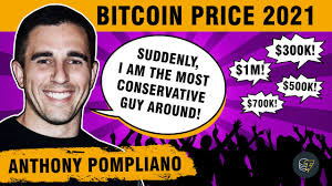 In 2017 bitcoin went up by some 2000%, and now people act like if it's not a hundred percent move up then we're crashing. Anthony Pompliano Breaks Down His Bitcoin Outlook For 2021