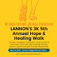 Lannon's 5th Annual 3K Awareness Walk Event for Hope