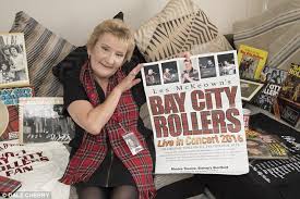 Bay city rollers fans, 1975. Bay City Rollers Fan Is Left Distraught By Sudden Ban Daily Mail Online