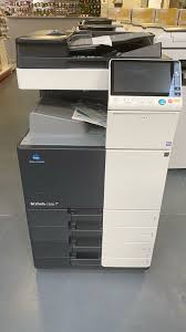 For bizhub printers, if the device does not have a scanner section, the serial number will be on the rear or side near the power cable. Konica Minolta Bizhub C258 Couleur A3 A4 Occasion Imprimante Pro