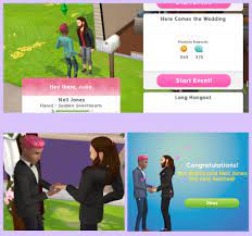 The sims mobile news & articles: The Sims Mobile Getting Married The Girl Who Games