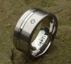 Mens Titanium Diamond Wedding Ring In 2020 Mens Wedding Rings Uk Mens Wedding Rings Titanium Wedding Rings