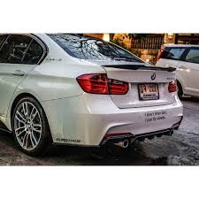Boot spoilers are one of the most simple ways to effectively give a more sporty and aggressive look. Bmw F30 M4 Style Carbon Fiber Trunk Spoiler Bmw Carbon Fiber Trunks