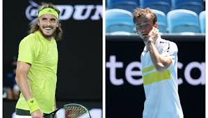 Watch this next gen battle from start to finish from the miami open as greek teenager stefanos tsitsipas took on russia's daniil medvedev in the first round at key biscayne. Australian Open 2021 Live Updates Daniil Medvedev Up Two Sets And Break Over Stefanos Tsitsipas Sports News Firstpost Sportz Times