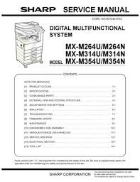 Where are the headquarters of sharp corporation located? Calameo Service Manual Sharp Mx M264n M314n M354n Sme