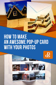 Begin by folding the paper in half 3 times and then fold down the sides to a triangle. How To Make An Awesome Pop Up Card With Your Photos