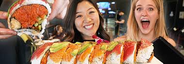 The house of japanies food located in dubai silicon oasis. There S A Giant Sushi Roll In San Diego So Obviously We Tried It