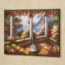 By litton lane $ 290 11. Abbondanza Mediterranean Canvas Wall Art