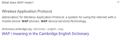 What does wap abbreviation stand for? What Does Wap Mean In Slang